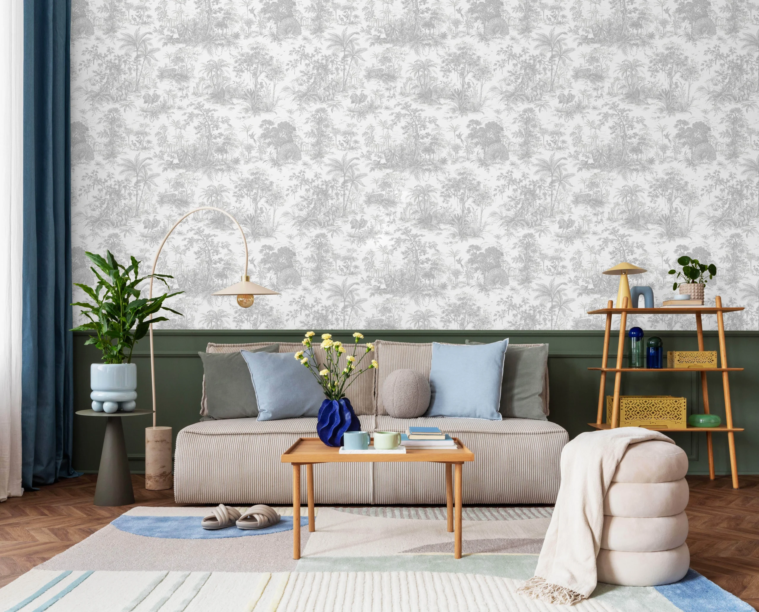 Gray Embossed Wallpaper – Understated Elegance (24207-1)